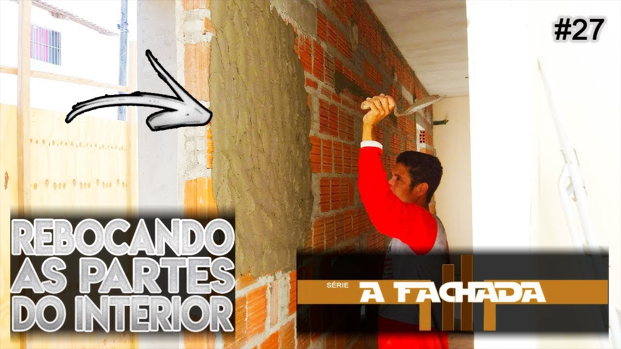 Rebocando as partes internas! 