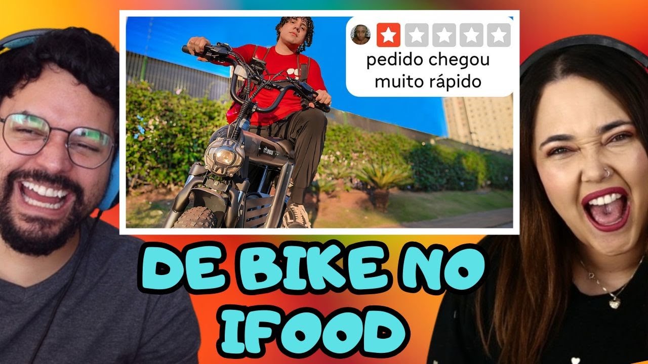 IFOOD DE BIKE ELÉTRICA POR 5 HORAS RENDE?? SolaLIVE // REACT