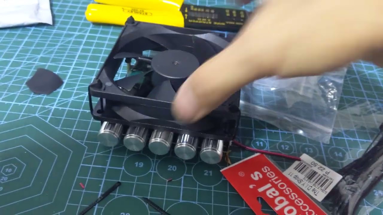 Amplifier cooling fan, cleaner looking version. ZK-MT21