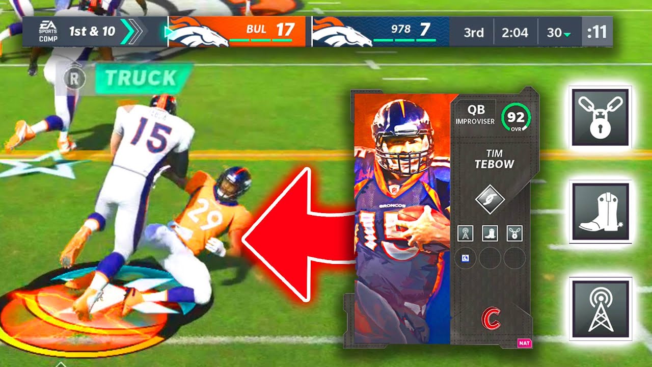 CAMPUS HERO TIM TEBOW IS A TANK WHEN XFACTORED! - Madden 21 Ultimate Team
