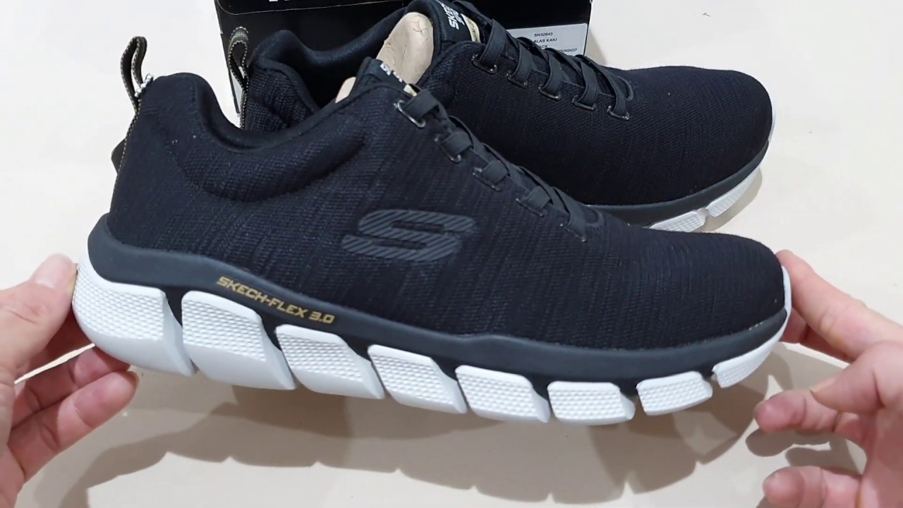 Unboxing SKECHERS SKECH FLEX 3.0 STRONGKEEP MENS TRAINING GYM SHOES (100% ORIGINAL & RESMI) ANTI KW