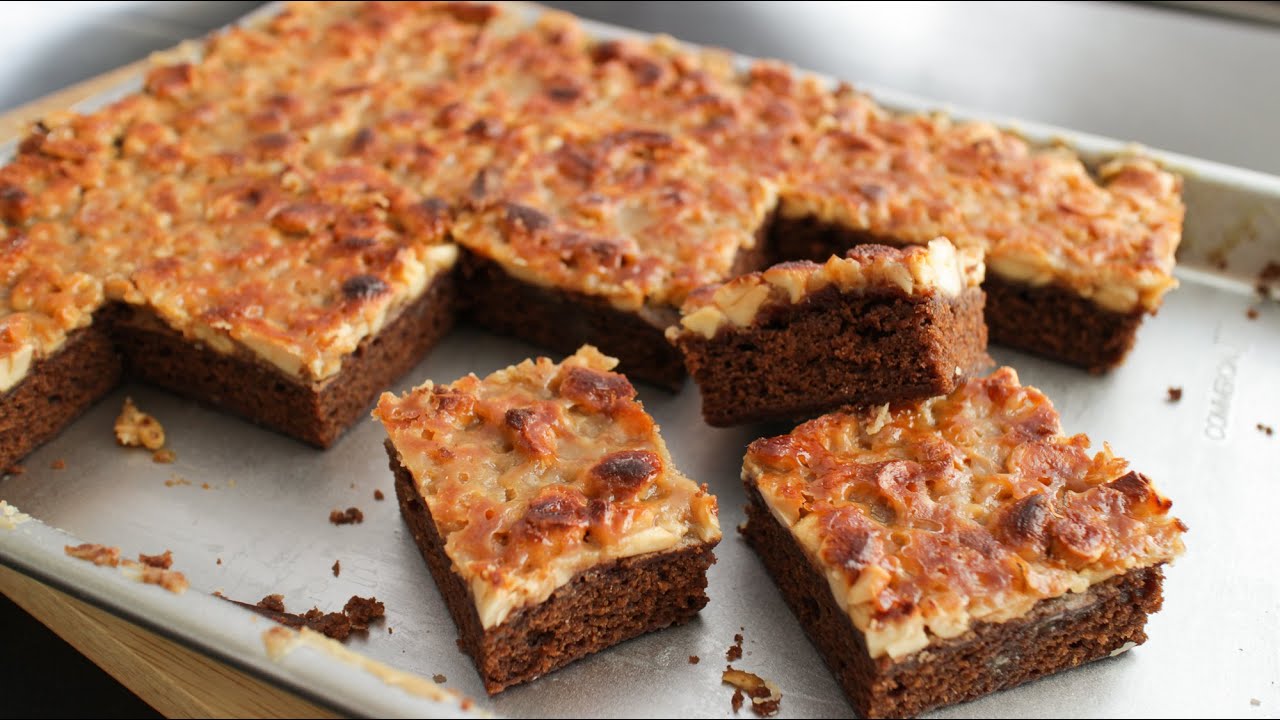 Mocha Toffee Cake Recipe ทอฟฟี่เค้ก - Hot Thai Kitchen