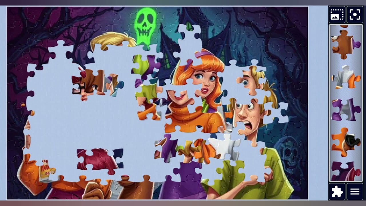 Scooby-Dooby-Doo & the Gang Face a Spooky Haunted House Mystery👨‍👩‍👧‍👦🐕👻🌈✨️🪄//jigsaw puzzles Art🧩//