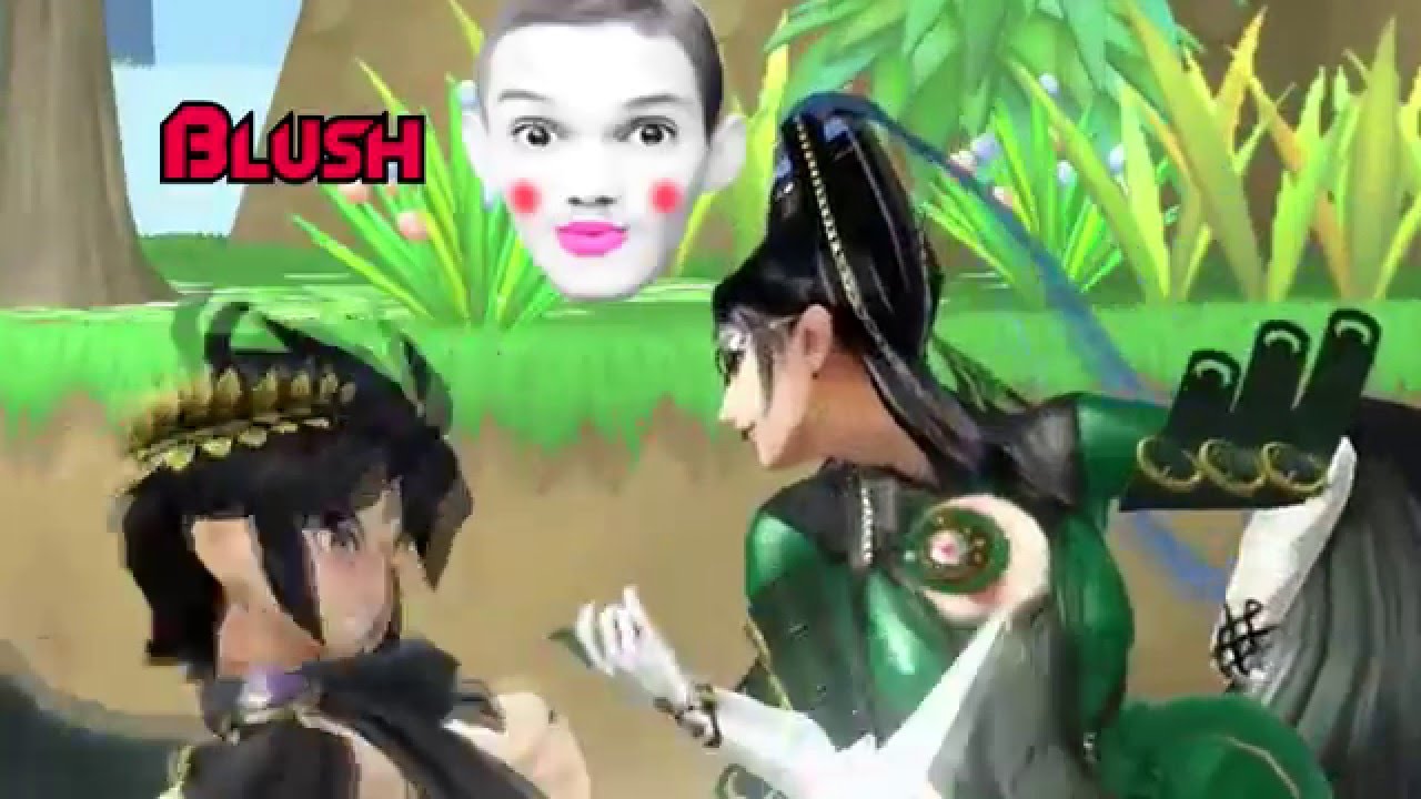 Bayonetta Character Grabbed Animation - Blush? - Sm4sh