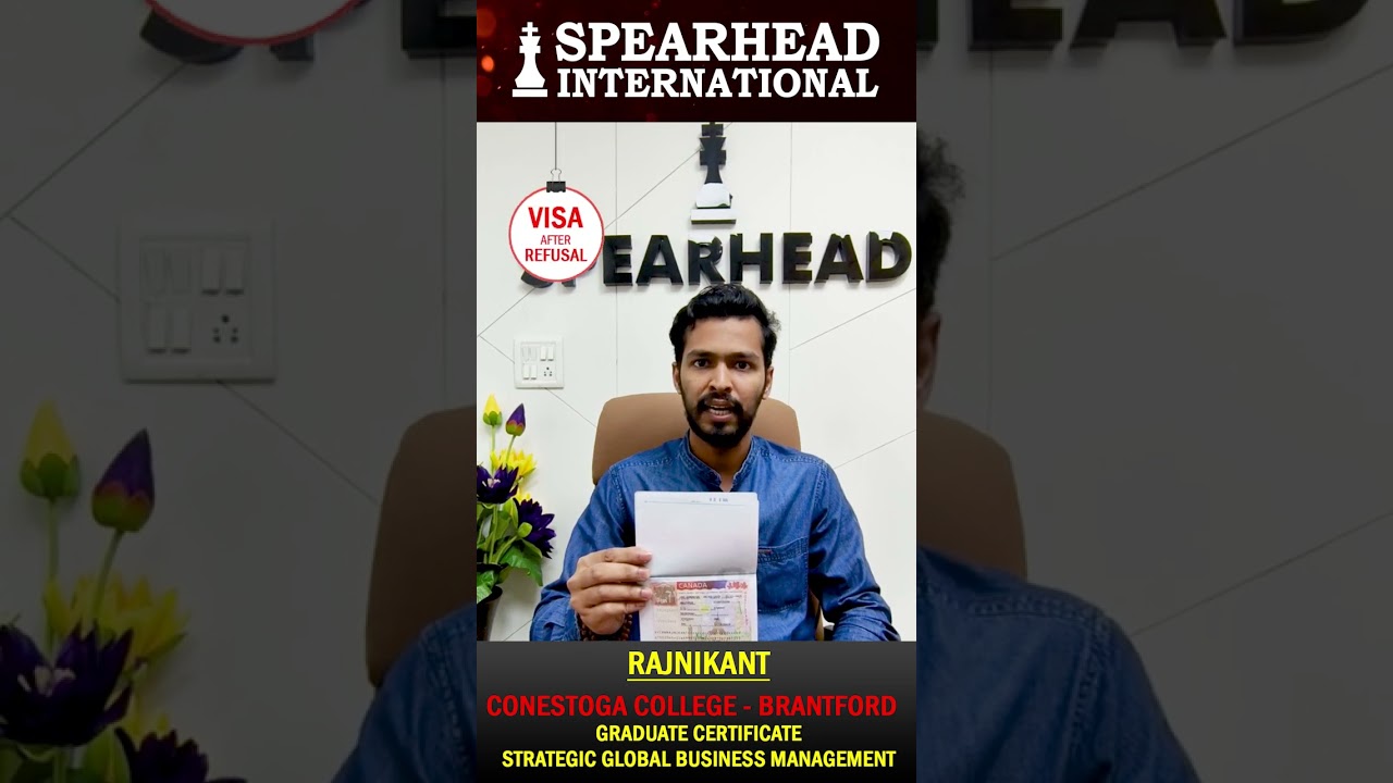 Rajnikant | Conestoga College | Visa after Refusal | Strategic Global Business Management | Canada