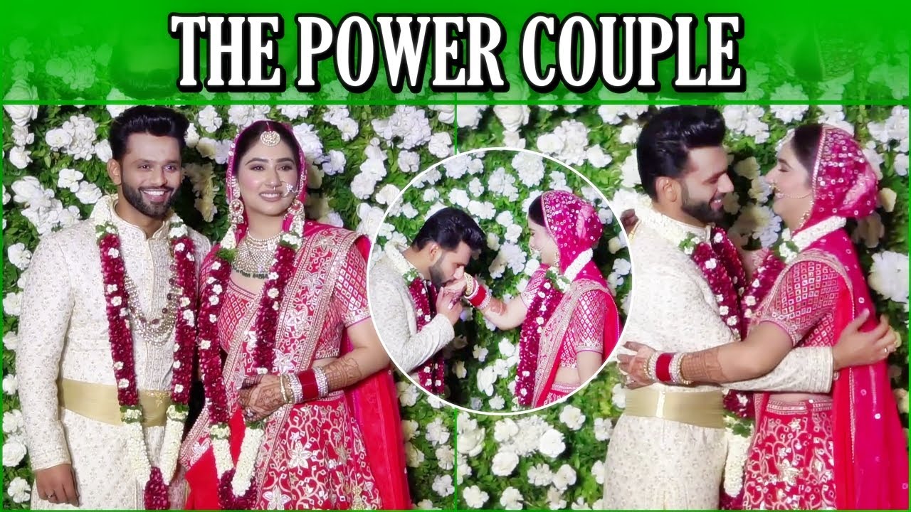 Disha Parmar & Rahul Vaidya | FIRST OFFICIAL APPEARANCE As Husband & Wife | The #DisHul Wedding