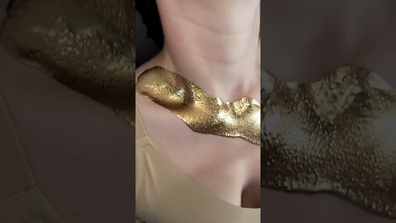 Satisfying? Gold Makeup for Creative Photoshoot by Lana Chromium