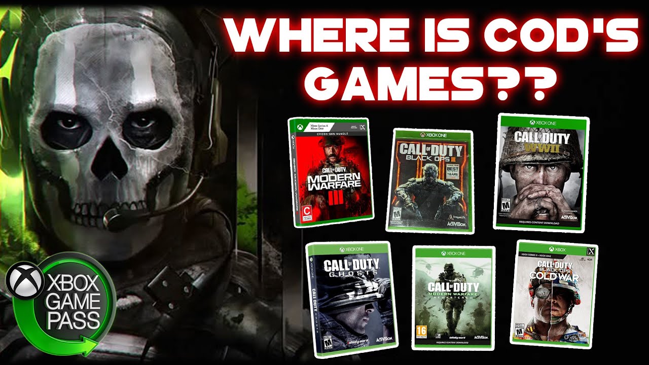 Where Are the Call of Duty Games on Game Pass?!