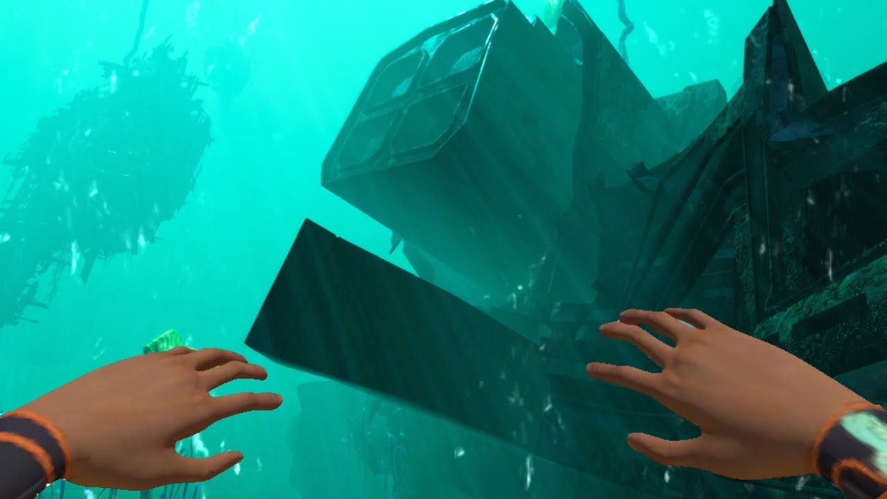 Exploring forgotten wrecks in Subnautica: Below Zero