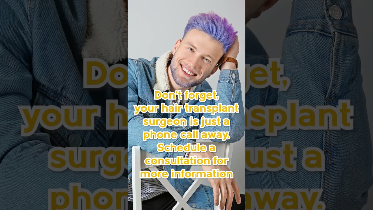 Can I color my hair after a hair transplant?