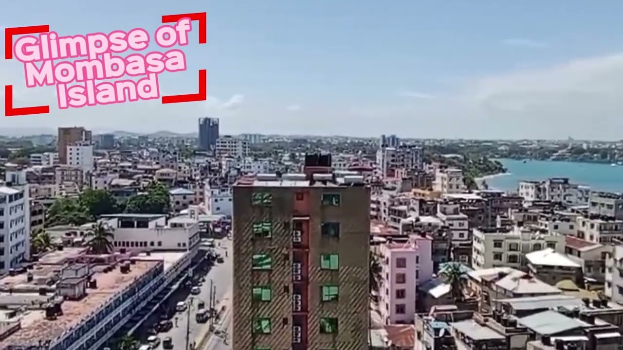 Glimpse of Mombasa Island
