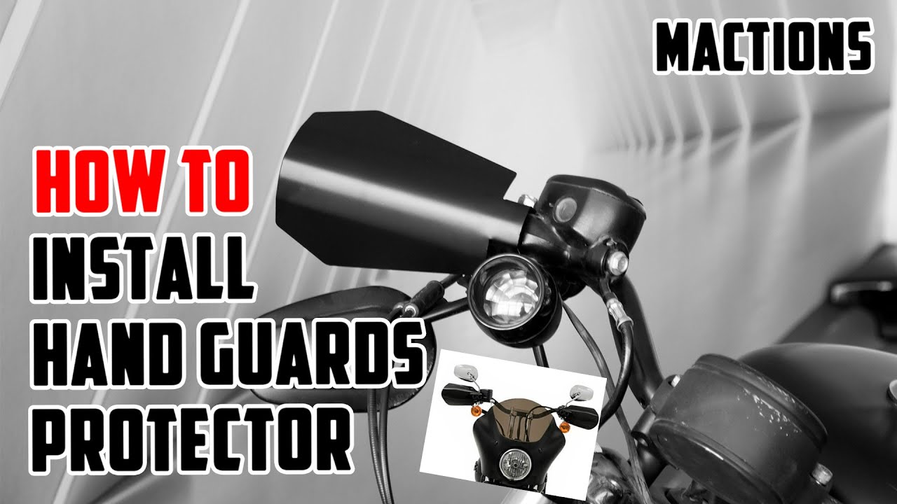 How to Install Hand Guards Protector on a Harley