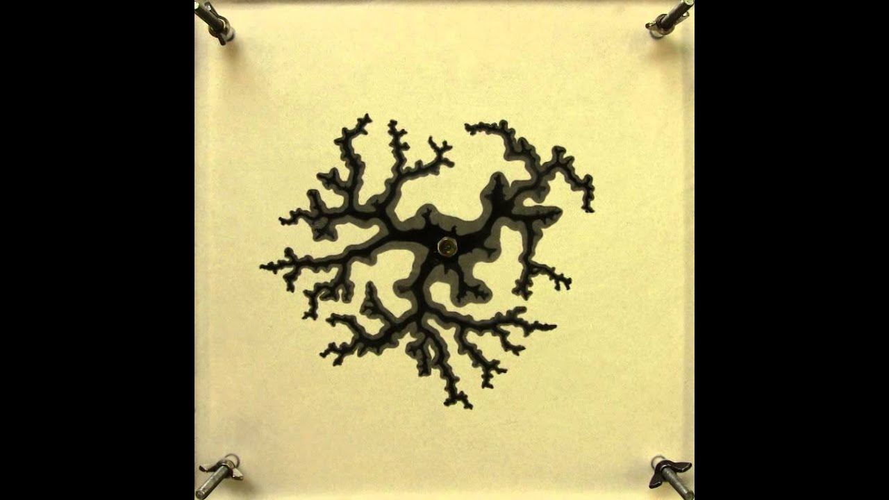 Fluid injection into dense granular media (100% glycerin)