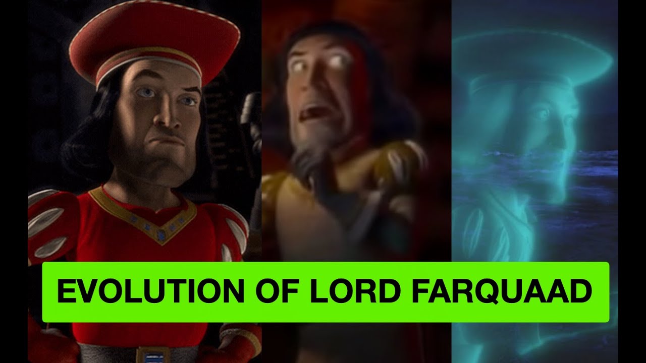 Evolution of Lord Farquaad in Shrek Films