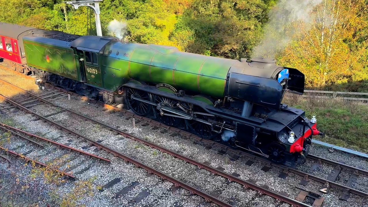 NYMR Flying Scotsman  60103 28/10/2025 Pickering Grosmont Eric Treacy Locomotive Steam Engine 45428