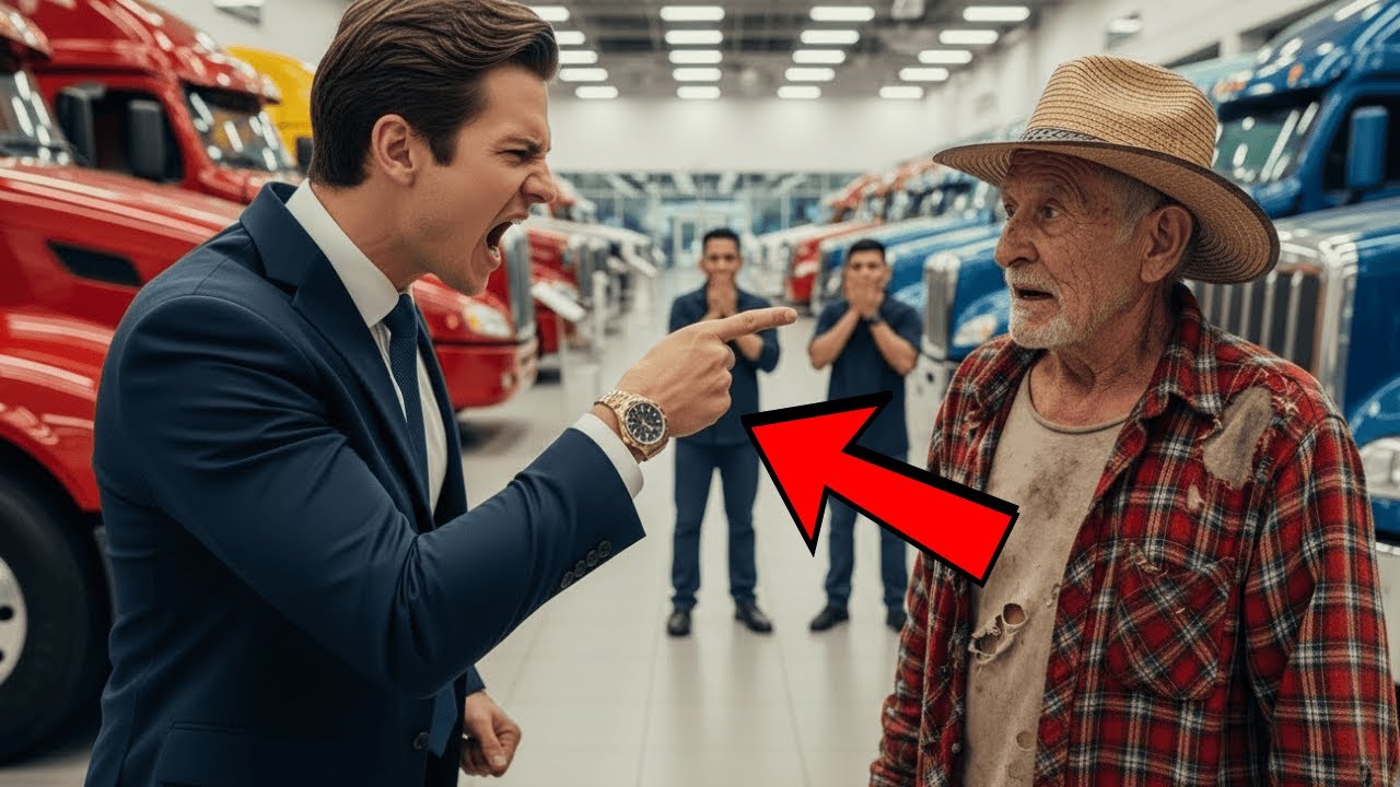 “SI LOS ESTACIONAS, TE DOY 10 CAMIONES”. El CEO se Burló del Anciano… Pero Su Reacción Cambió TODO