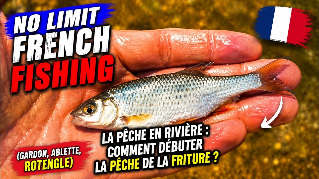 La pêche en rivière, comment débuter la pêche de la friture? ( gardon,ablette,rotengle )