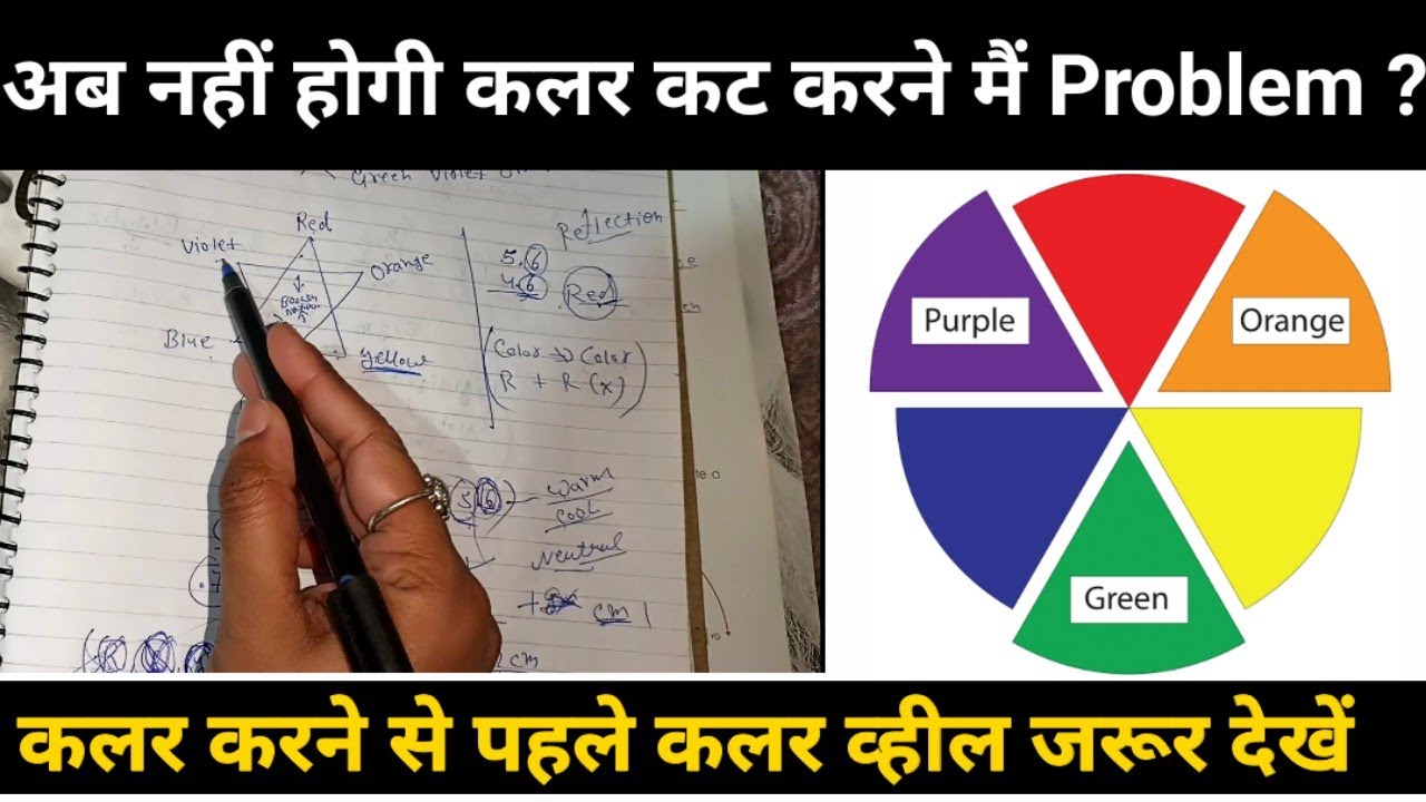 Why Need Color Wheel For Color Artist ||कलर करने से पहले कलर व्हील जरूर देखे ||By Salonfact In Hindi