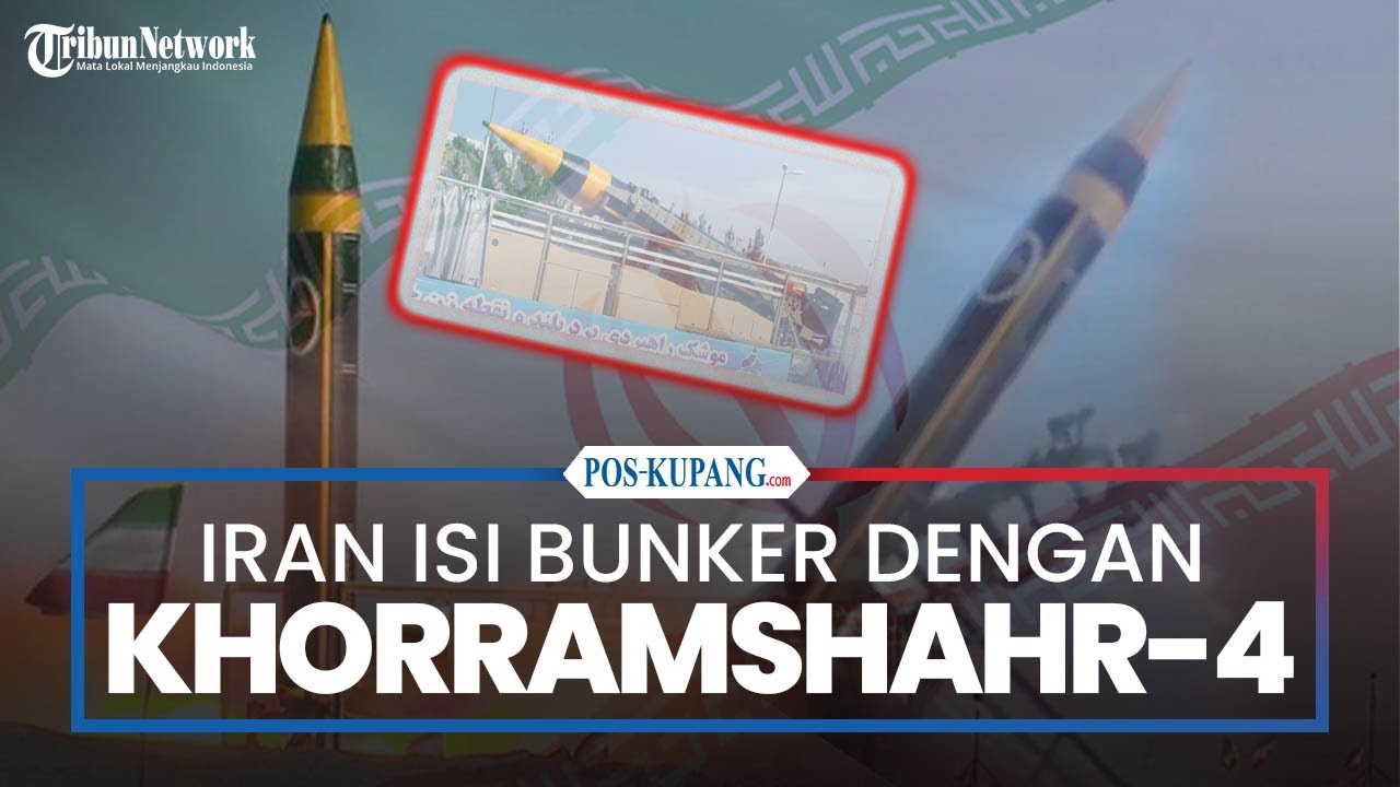 IRGC Tempatkan Rudal Balistik Khorramshahr-4 di Fasilitas Rudal Bawah Tanah Iran