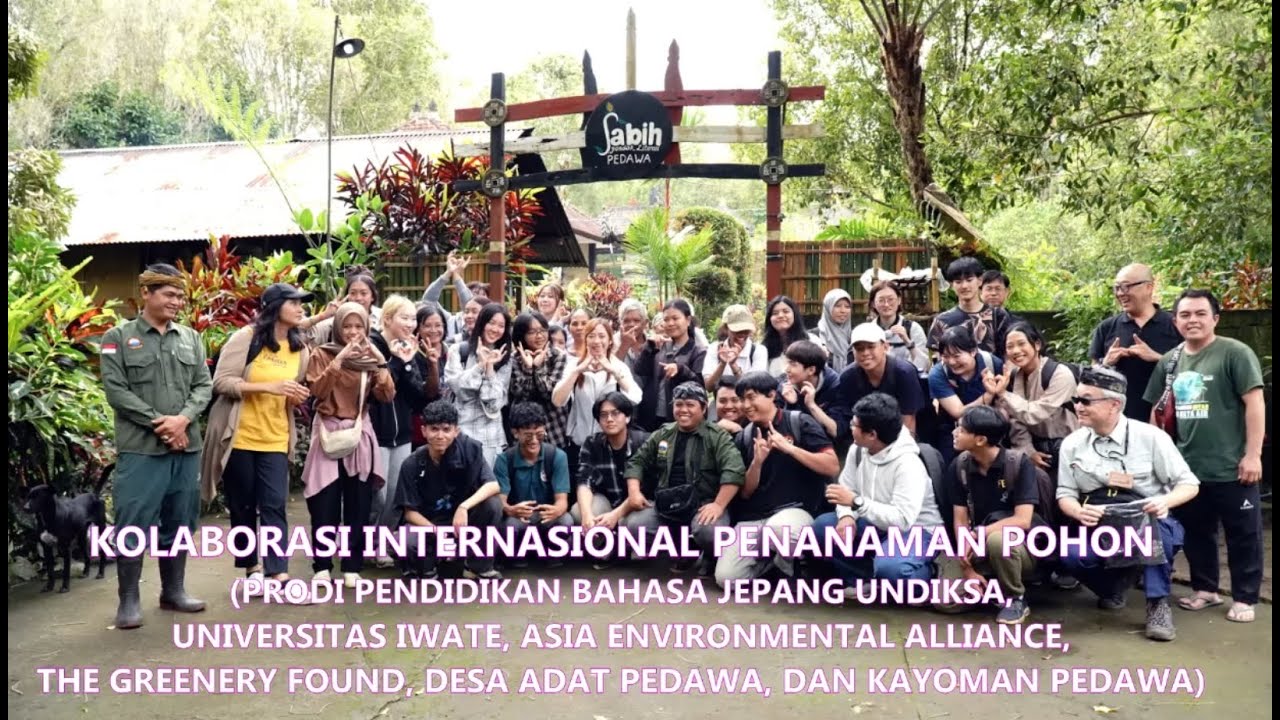KOLABORASI INTERNASIONAL PENANAMAN POHO KAYOMAN PEDAWA (19 Maret 2025)