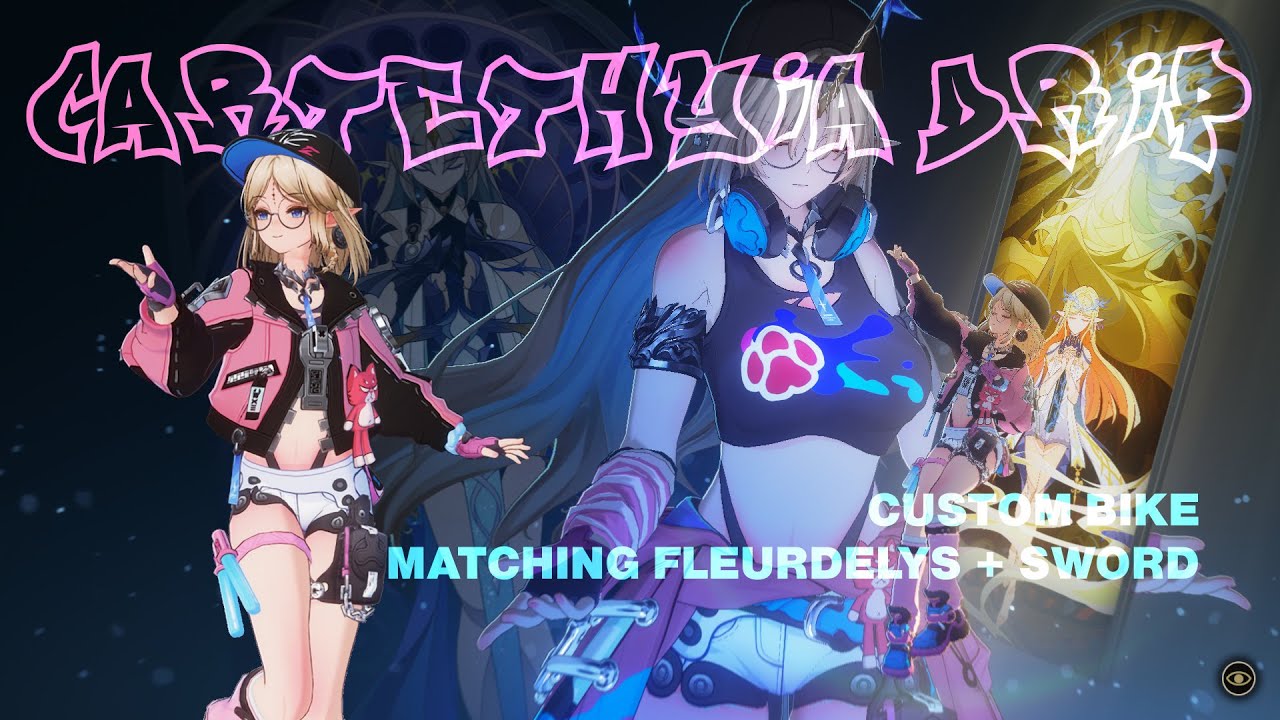Cartethyia & Fleurdelys Drip Skin Showcase【Cartethyia/Fleurdelys/Wuthering Waves/鳴潮】