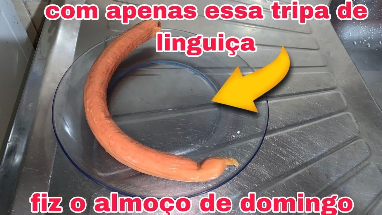 Almoço simples quando a 