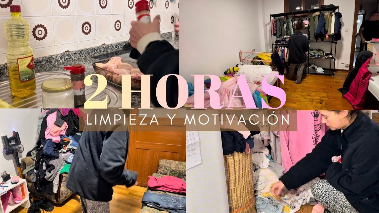 Limpia tu casa CONMIGO durante 2 HORAS: Motivación, orden y mucha ENERGÍA 
