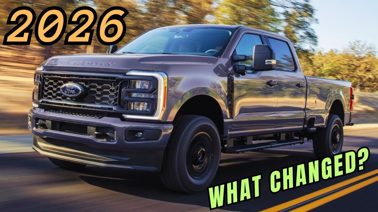 2026 Ford Superduty F-250 F-350 F-450 Order guide! 2026 vs 2025 Superduty shocking changes