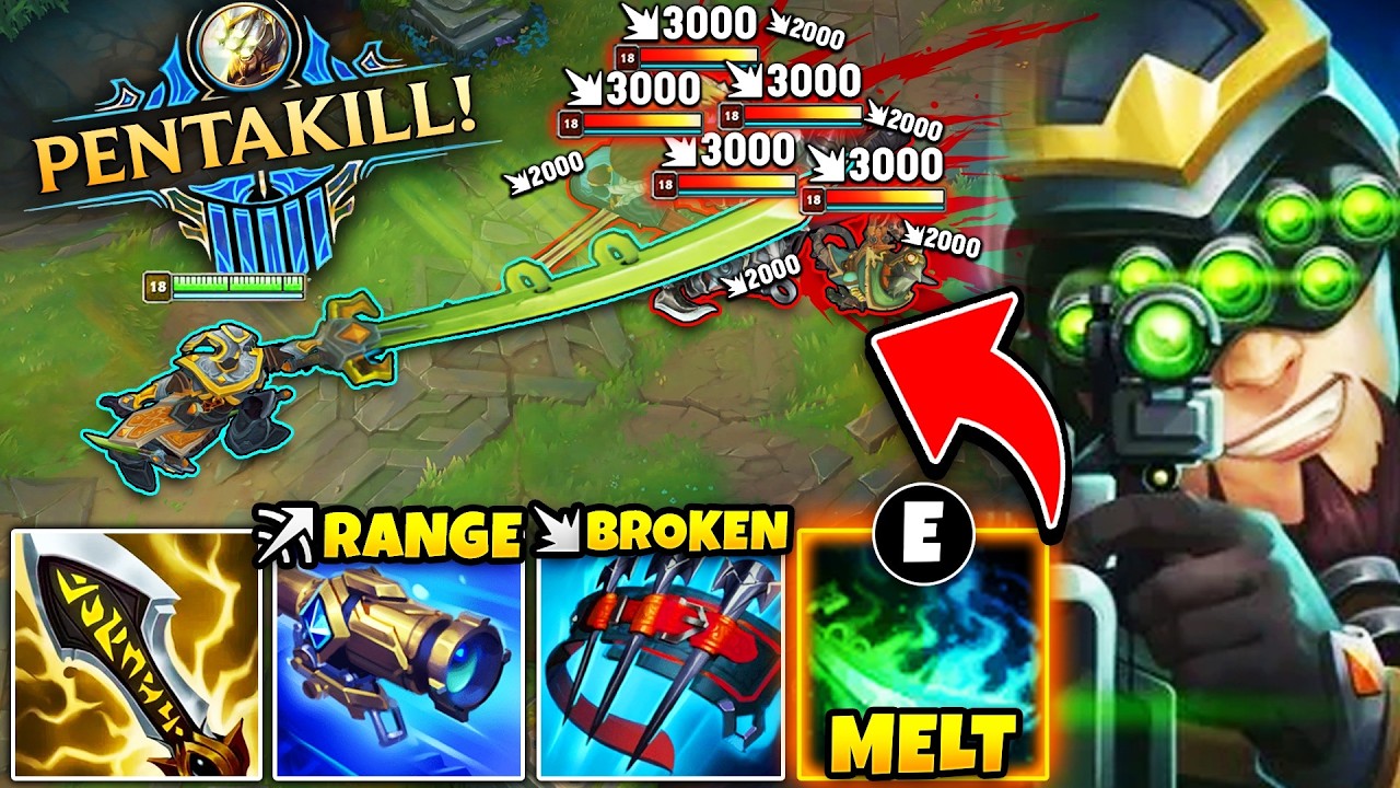 Master Yi but my sword grows larger and I wipe your team in seconds (PENTAKILL)