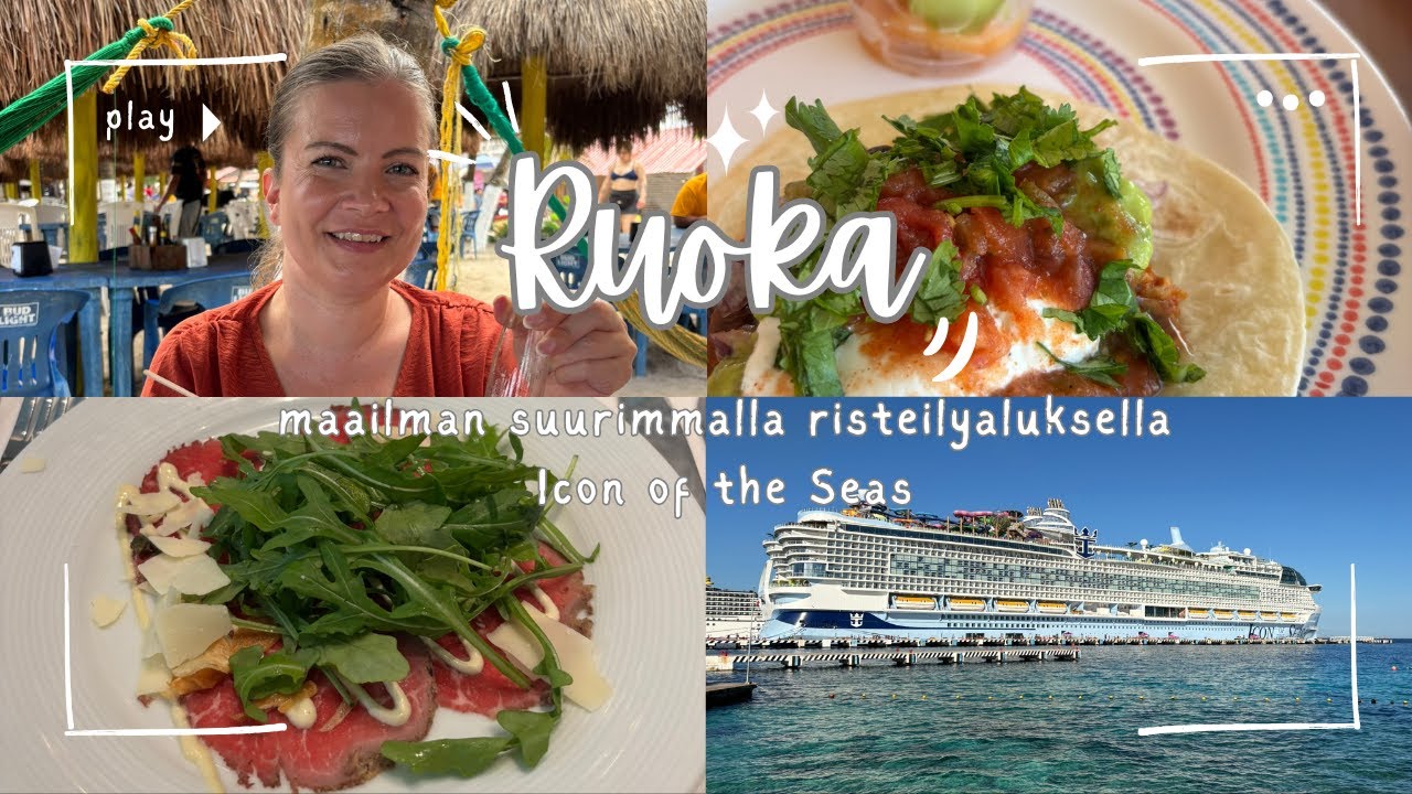 Mitkä ravintolat kuuluvat risteilyn hintaan maailman suurimmalla risteilyaluksella, Icon of the Seas
