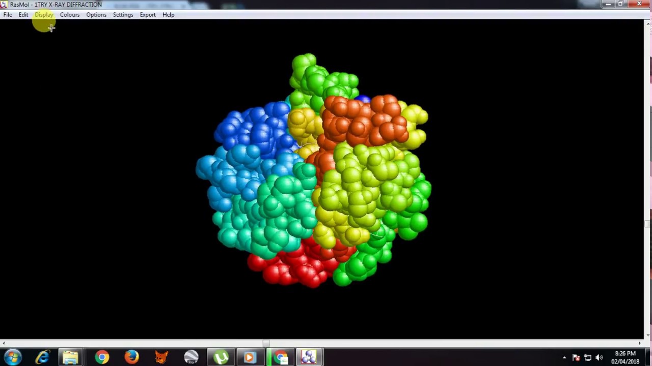 RASMOL # Introduction to Bioinformatics #7TH