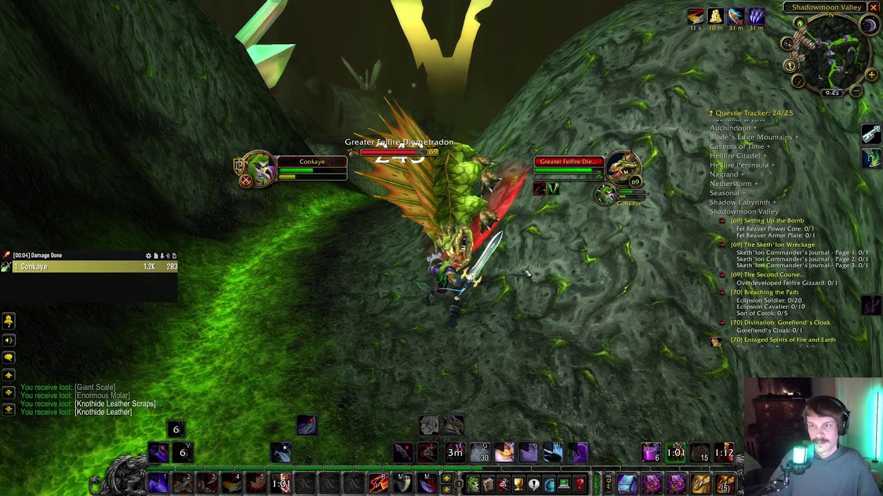 Leveling In Outlands | Rogue PVP Server | WoW Classic Anniversary TBC