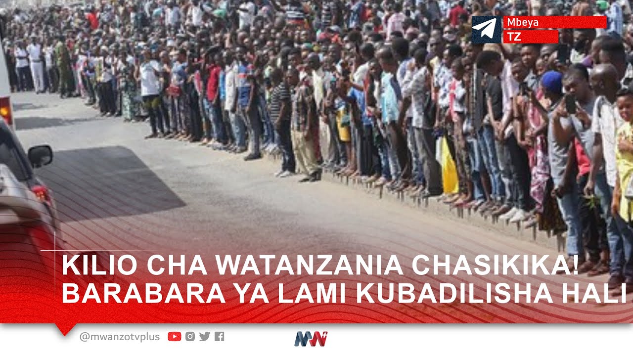 KILIO CHA WATANZANIA CHASIKIKA! BARABARA YA LAMI KUBADILISHA HALI