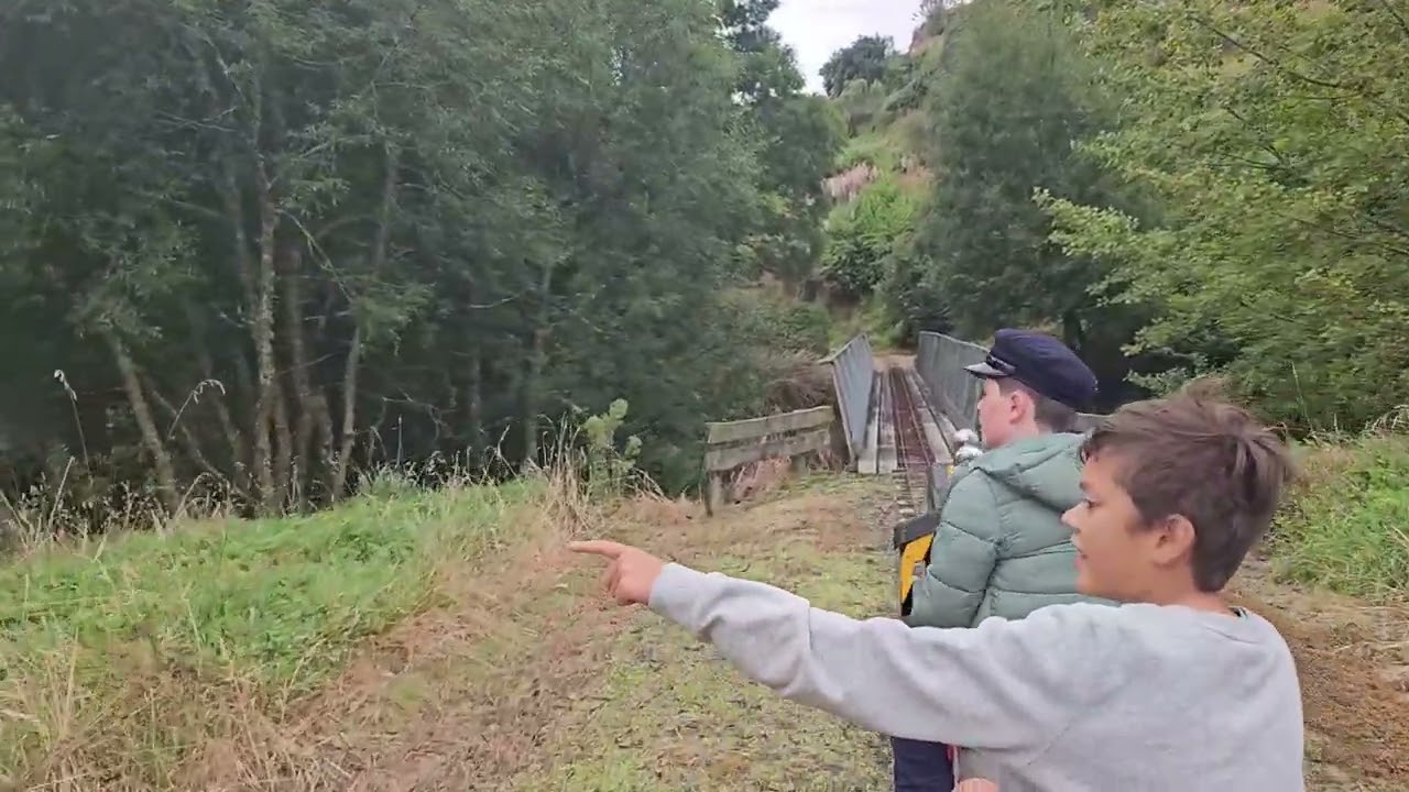 A lap of the Mana Ariki Marae Railway track.