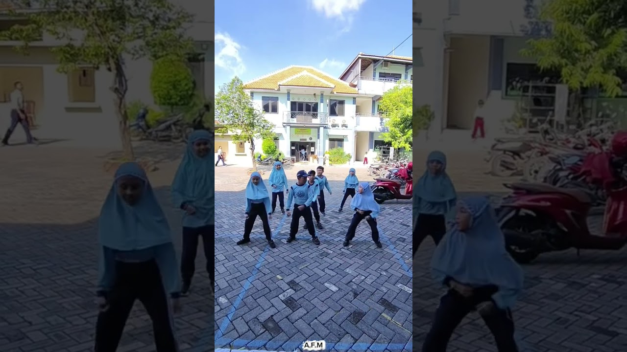 Senam irama kelas 3B kelompok 1