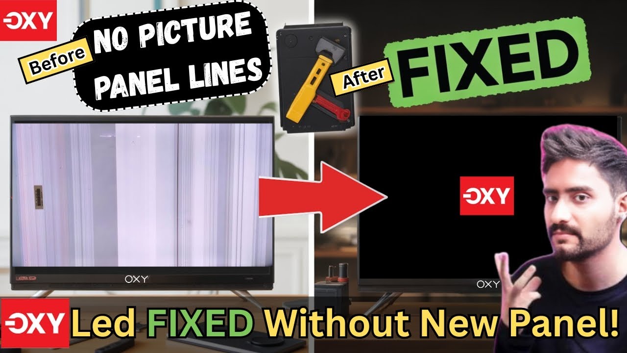 Panel Lines | OXY Led Panel Repair | No Picture Problem