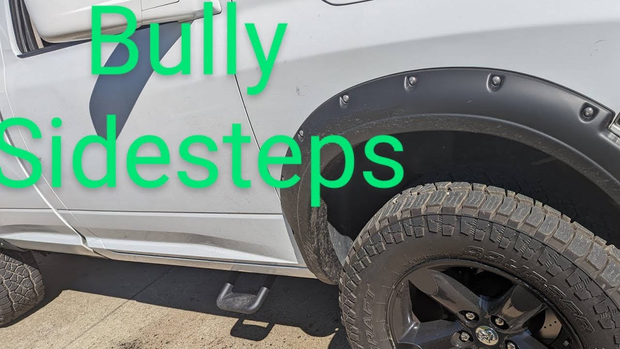 quick and easy install of bully brand sidesteps on a 4th gen RAM