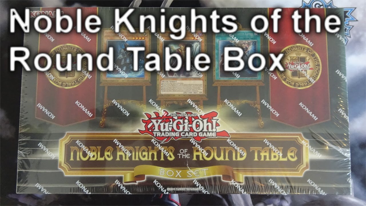 YuGiOh NOBLE KNIGHTS OF THE ROUND TABLE BOX Opening (4K)