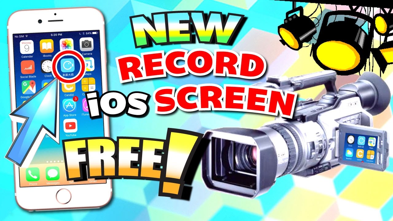 Get NEW iOS Screen Recorder FREE (NO JAILBREAK) (NO Computer/Mac) iPhone, iPad, iPod Touch iOS 10/9