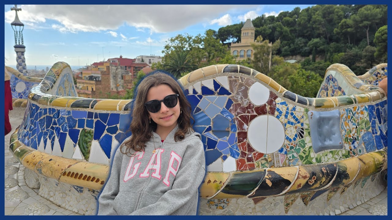 BABI EM BARCELONA - SEGUNDO DIA - Conhecendo o Parque Güell e a Praia de Barceloneta!