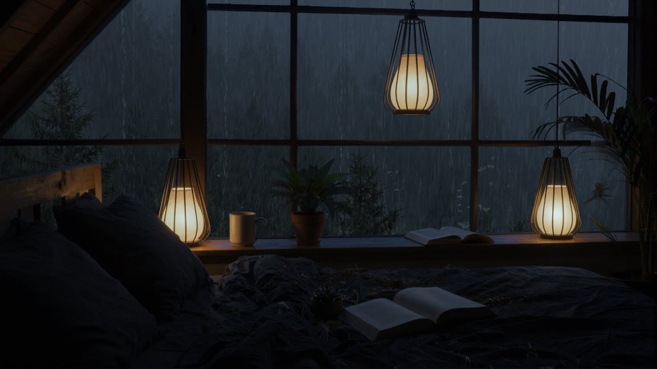 When the chaos of the storm passes - Find peace in tonight's heavy rain