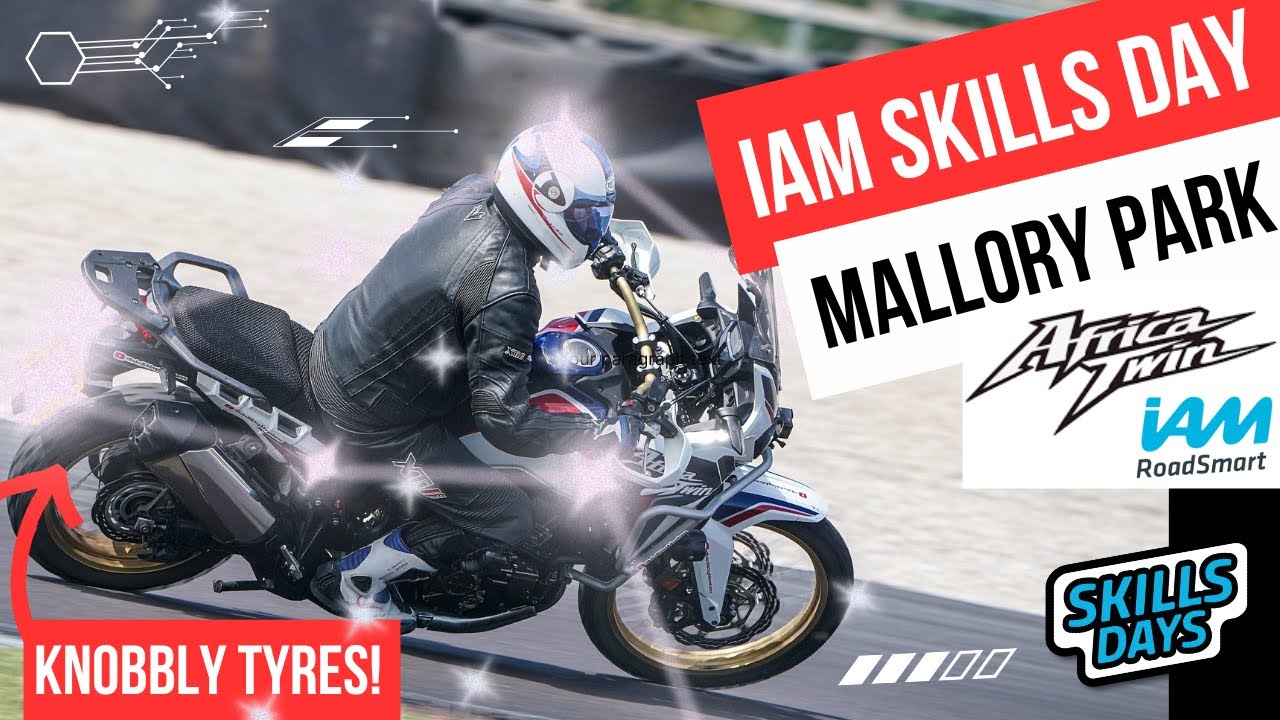 Africa Twin On Track! IAM Bike Skills Day | Mallory Park UK | #trackday #adventurebike #motorcycle