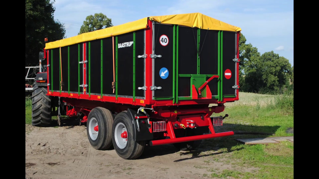 Przyczepa wywrotka tandem Baastrup 18dmc