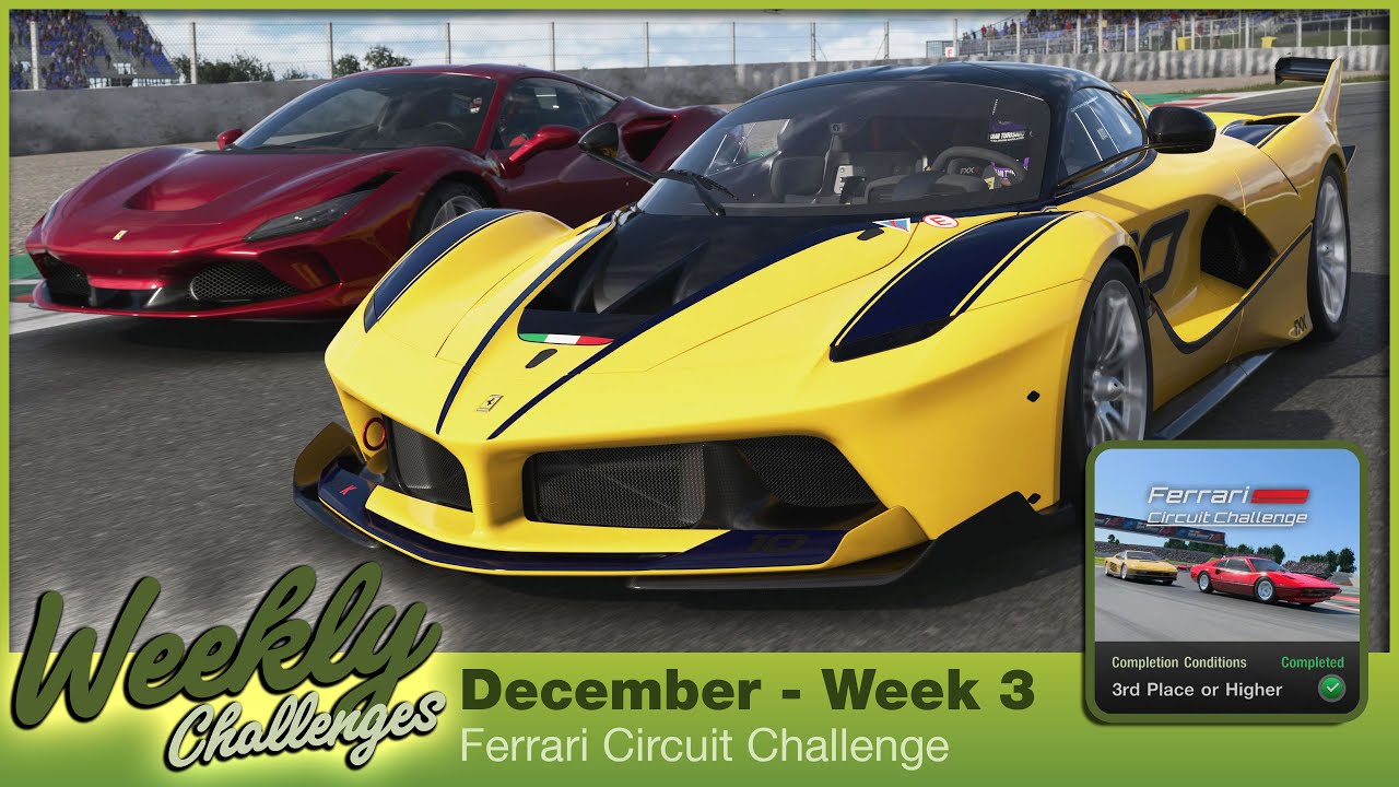 Ferrari Circuit Challenge I Weekly Challenges I December - Week 3 I Gran Turismo 7