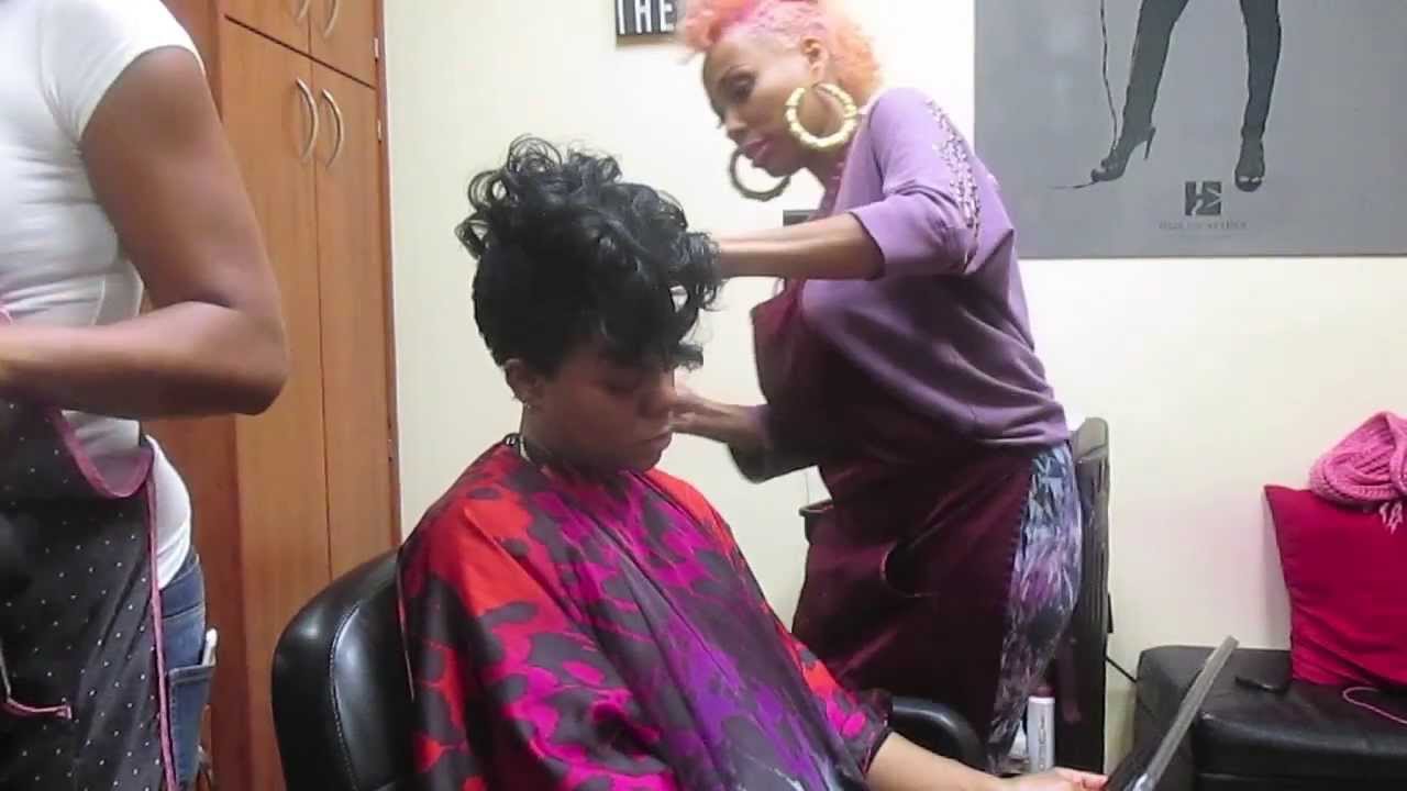 FROM LONG TO SHORT makeover TRENDY WOMEN'S HAIR CUT
