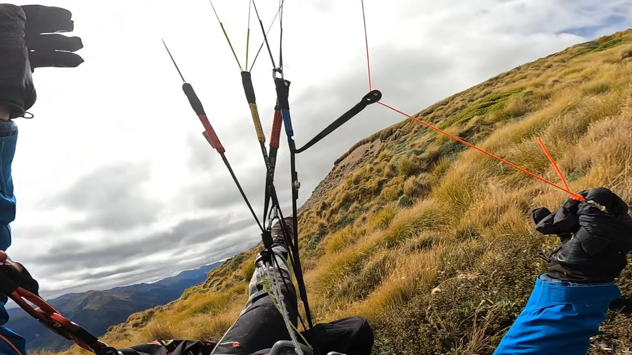 Another PG lesson - Take off in (too) strong wind.