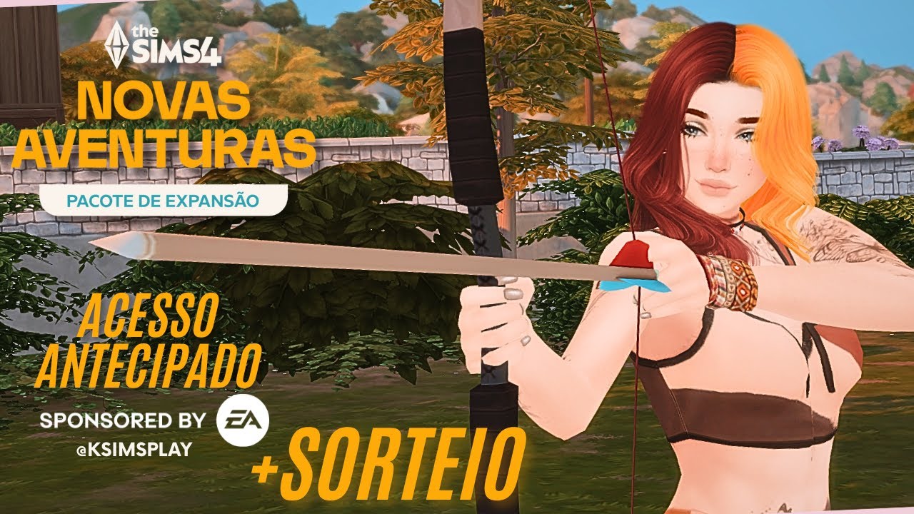 THE SIMS 4 NOVAS AVENTURAS 💛🎯- Acesso antecipado a nova expansão + sorteio