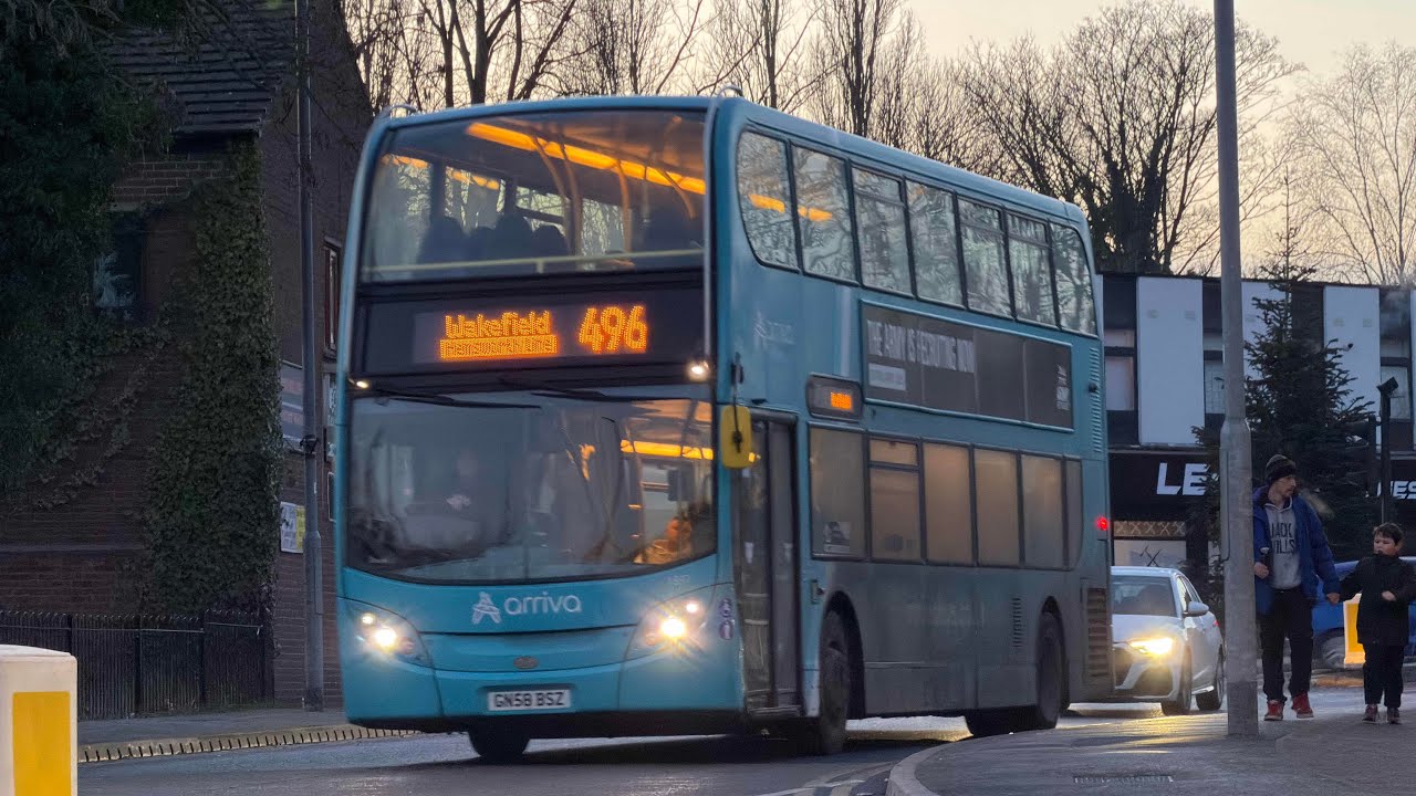 *Thrash/W Kickdown *|Arriva Yorkshire|1897 GN58 BSZ|ADL Enviro400| Service 496 To Wakefield 