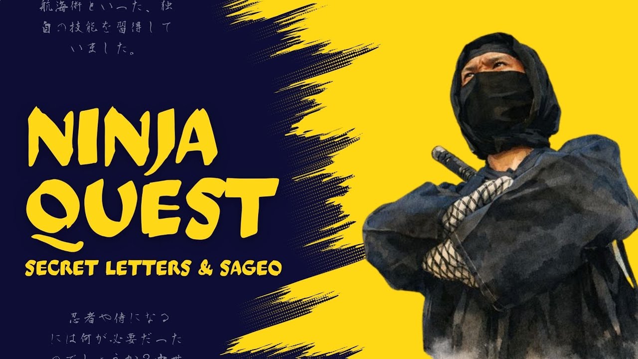 Secret letters, sword cords & searching methods | NINJA QUEST | INSIDE NINJUTSU
