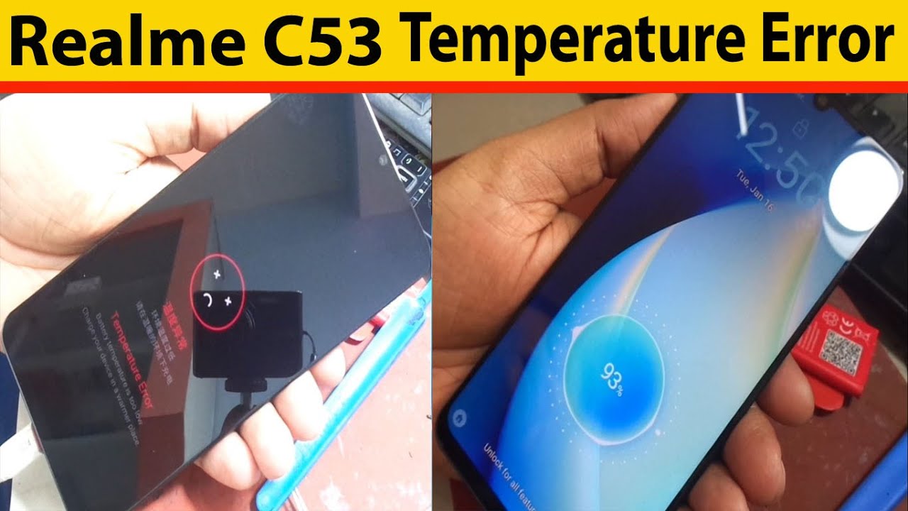 Realme C53 Temperature Error jumper solution 2025.